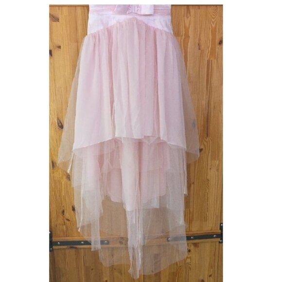 NEW FOR LOVE AND LEMONS ANYA PINK TULLE GOWN DRESS SIZE S - Picture 5 of 11